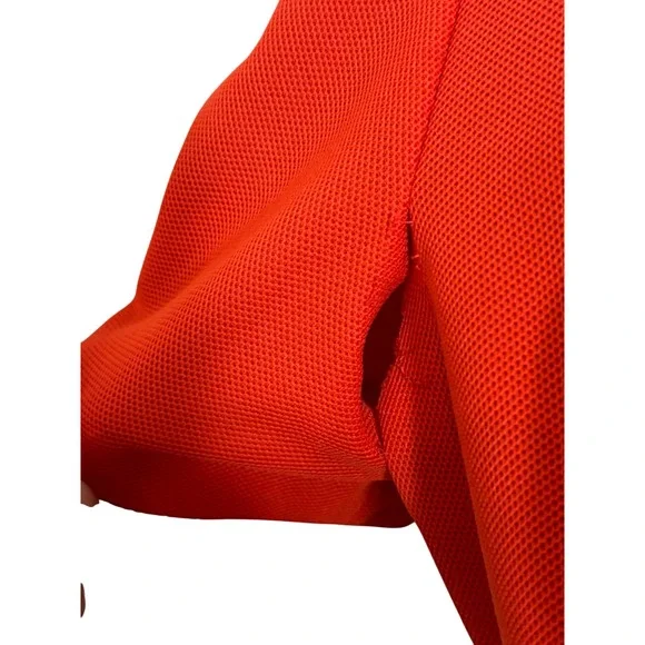 Vintage 60s Teena‎ Paige Red Dress Button Down Mini Shift Dress Short Sleeve - Picture 10 of 16